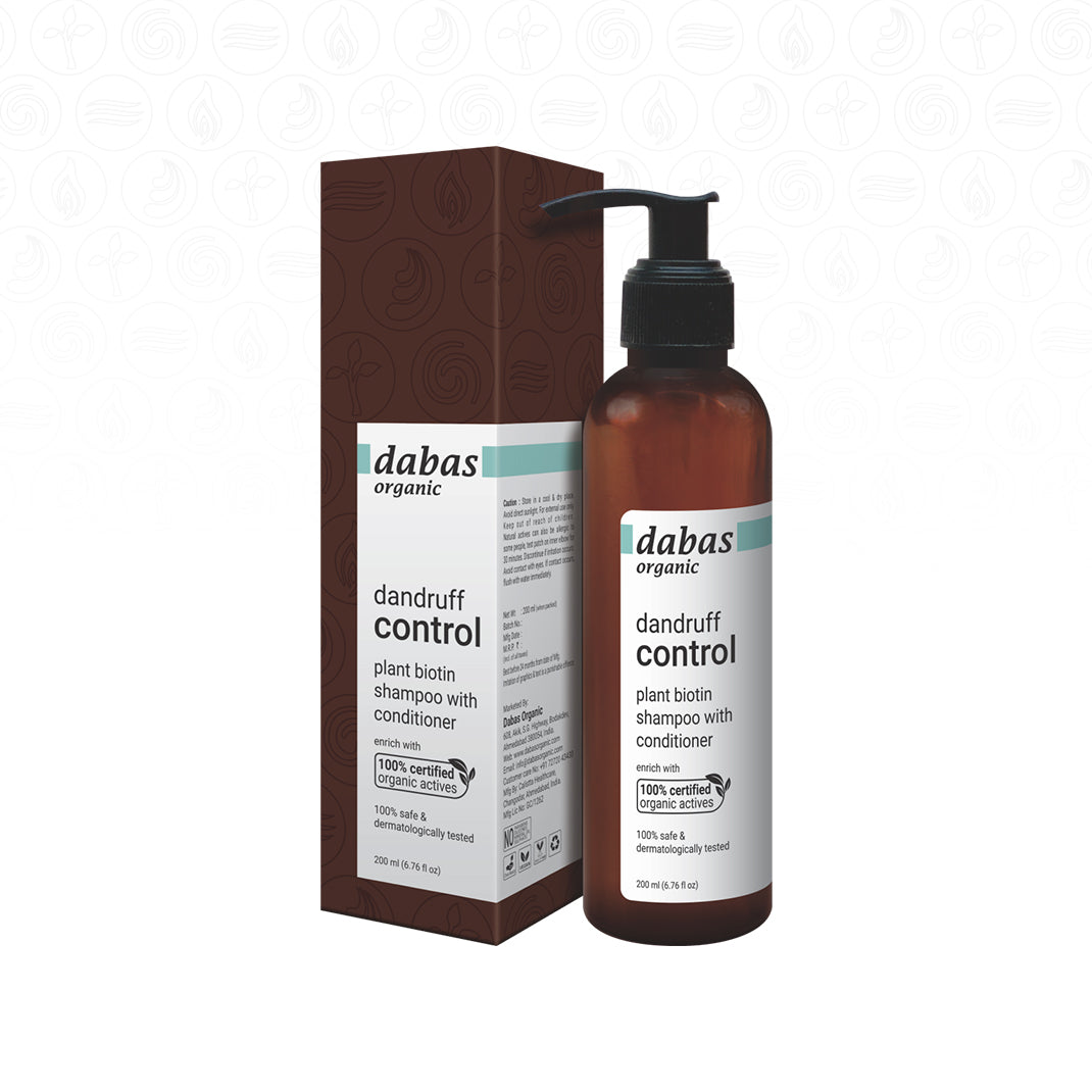 Dandruff Control Plant Biotin Shampoo with Conditioner - 200 ml