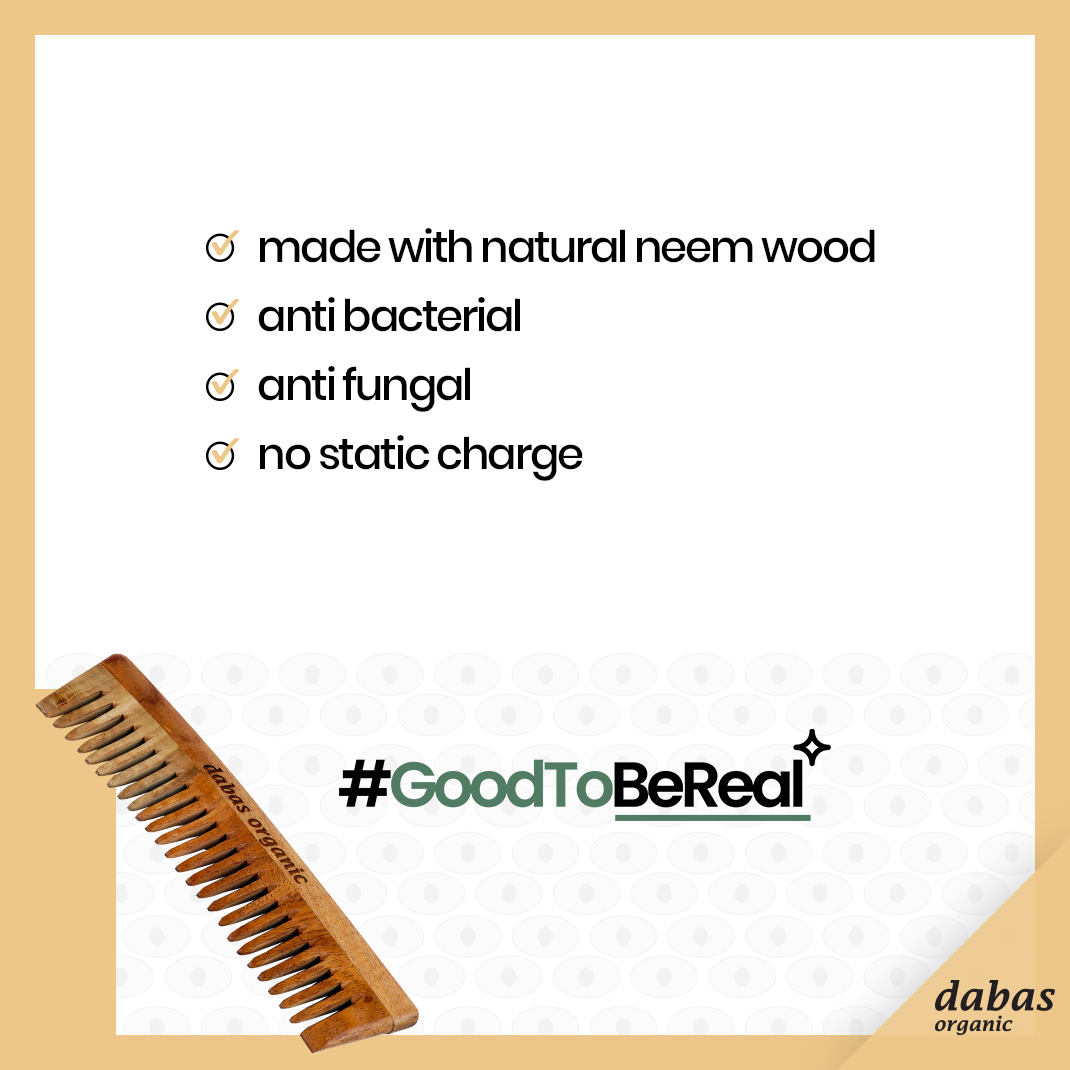 Hair Care Neem Wood Comb