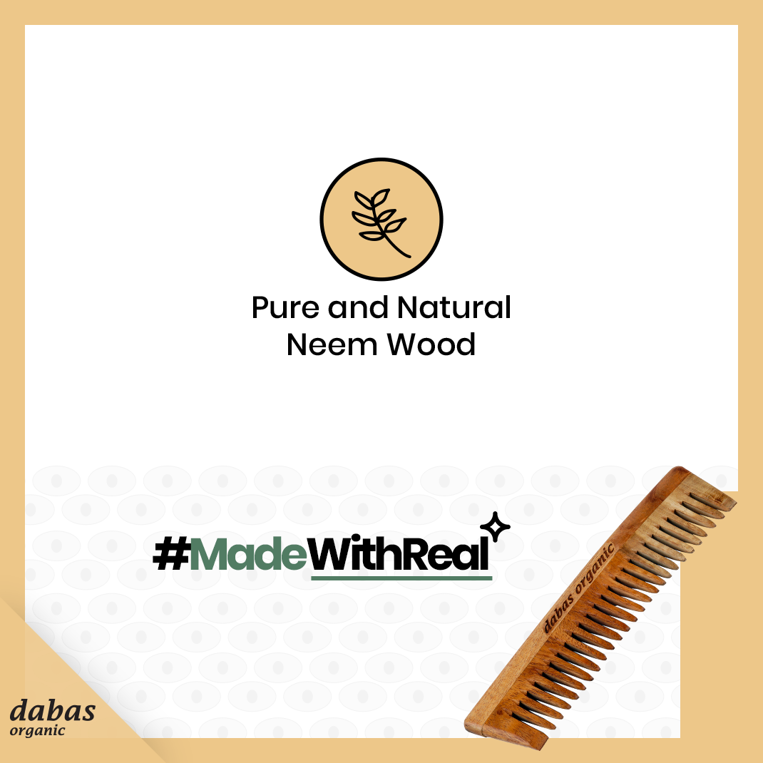 Hair Care Neem Wood Comb