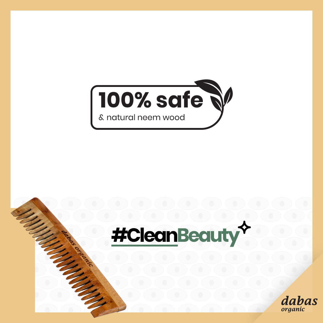 Hair Care Neem Wood Comb