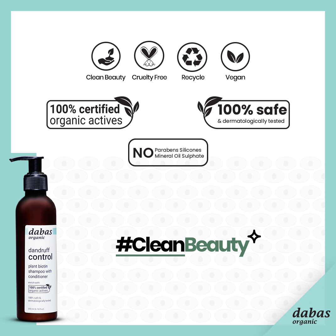 Dandruff Control Plant Biotin Shampoo with Conditioner